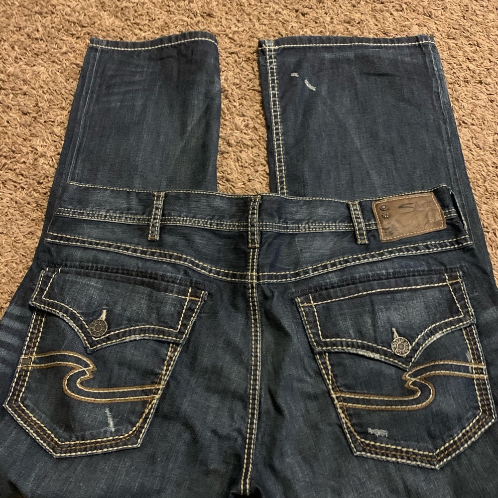 SILVER Jeans. gordie style sz 40/30